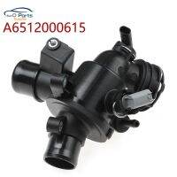 New A6512000615 Cooling Thermostat Housing Cover Assembly For Mercedes-Benz W204 W205 W212 W166 W221 W222 W639 6512000615