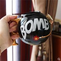 Wang Yibos same style mine cup Yibo fried mug ceramic water explosion large-capacity coffee