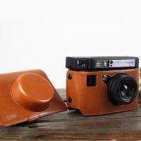 กระเป๋ากล้องหนัง PU แบบใหม่สำหรับ Lomo เคสใส่กล้องสีน้ำตาลย้อนยุคสำหรับ Lomo แบบทันทีพร้อม Tali Bahu