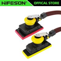 【LZ】❒☞๑  HIFESON Pneumatic Orbital Rectangular Sander Square Air Sander Pad Grinder Polisher Sanding Tool Jitter bug Sanders