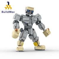 Buildmoc ชุดบล็อกตัวต่อเมชาเหล็กแอ็คชั่นจริงโมเดลหุ่นยนต์ไฮเทคสำหรับอิฐอะตอมของเล่น Kado Ulang Tahun พัดลมเด็กเด็ก