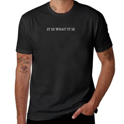 It Is What It Is T-Shirt Customized T Shirts Animal Print Shirt For Mens Graphic T-Shirts Hip Hop