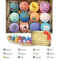 【cw】 12Pcs Shower Bombs Cleaner Stress Aromatic Moisturizing Exfoliating !