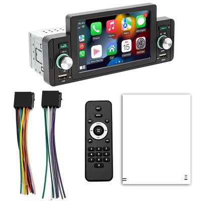 5 Inch Car Radio 1 Din CarPlay Android Auto Multimedia Player Bluetooth FM Receiver for Toyota Honda Nissan