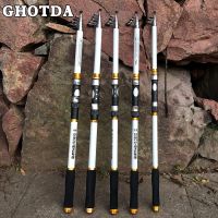 GHOTDA  Rod Telescopic Fishing Sea 2.1/2.4/2.7/3.0/3.6M Throw Surfcasting Shore Casting Pole