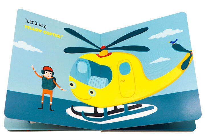 yellow-copter-yellow-helicopter-love-rescue-english-original-picture-book-rescue-vehicle-rhyme-nursery-rhyme-picture-book-english-enlightenment-picture-book-1-6-years-old-audio