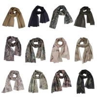 Camo Mesh Scarf Jungle Muffler Breathable Headband Scarves Multi Tactical Camouflage Net Absorbent Towels Insect Proof Net