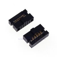 10 pcs 0.050 quot; 1.27mm Pitch 2x5 Pin 10 position IDC FC Female Header Socket Box Header Socket 0.635 mm Flat Cable connector