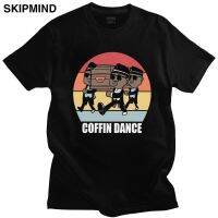 Funny Coffin Dancing Pallbearers T Shirt Men Short Sleeved Stay At Home Or Funeral Dance With Us Graphic T-shirt 100% Cotton Tee XS-6XL