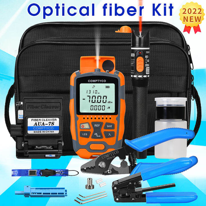 New AUAM7 optical fiber tool set optical power meter optical fiber