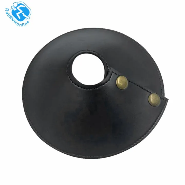 Vintage PU Leather Lamp Shade Cover Retro Light Pendent Lampshade