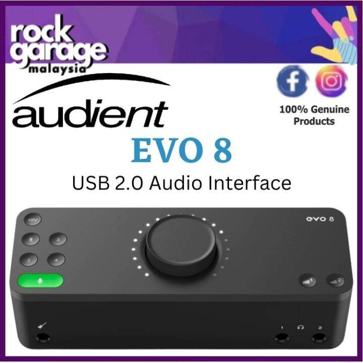 Audient EVO 8 USB 2.0 Audio Interface (EVO8/EVO-8) | Lazada