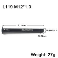 ล้อจักรยานผ่านเพลาล้อหลังแบบปลดได้อย่างรวดเร็วเพลาหน้าเสียบไม้สำหรับ Scott M12x1.5 M12x1.0อุปกรณ์เสริมจักรยาน