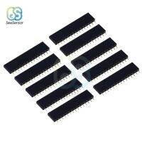 10ชิ้น1X15 15pin 2.54มม. แผงวงจร Pcb ตัวเชื่อมต่อส่วนหัวของขาหญิง Female Pin Header