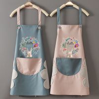 Kitchen Aprons for Women Men Household Aprons for Kitchen Wipeable Waterproof Oil-Proof tablier cuisine femme Baking Accessories Aprons