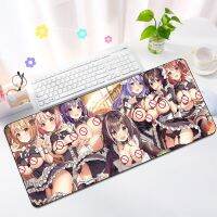 Genshin Impact Mouse Pad แผ่นรองเมาส์พิมพ์ HD เซ็กซี่สีชมพูขนาดใหญ่เปลเปลือยแผ่นรองเมาส์ 40x90 ซม