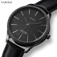 {Miracle Watch Store} ที่มีคุณภาพสูง Yazole ผู้ชายนาฬิกาชายหรูหราสบายๆหนังนาฬิกาผู้ชาย M Ontre H Omme แฟชั่นกีฬาผู้ชาย39; S นาฬิกา R Eloj Hombre นาฬิกา