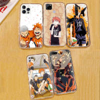 โปร่งใส เคสโทรศัพท์ หรับ iPhone XR 7 6s 6 11 5s XS 5 8 SE Max Plus X Pro Protective ปก Haikyu