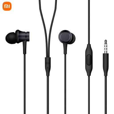 หูฟัง Xiaomi In-Ear Headphone Basic 3.5mm earphones หูฟัง mi ของแท้ หูฟังโทรศัพท์  หูฟัง Mi หูฟังแบบมีสาย 3.5 มม. หูฟังชนิดใส่ในหู หูฟังตัดเสียงรบกวน ซับวูฟเฟอร