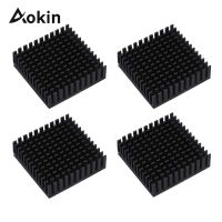 4Pcs Black Radiator Aluminum Motor Heatsink Extruded Profile Heat Dissipation Electronic Heat Sink for 42 stepper motor 3D Print Hand Tool Parts Acces