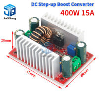 DC 400W 15A Step-Up Boost Converter แหล่งจ่ายไฟคงที่ในปัจจุบัน LED Driver 8.5-50V ถึง10-60V เครื่องชาร์จแรงดันไฟฟ้า Step Up โมดูล