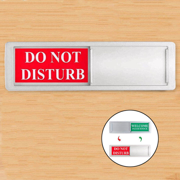 Gazechimp Acrylic Adhesive Privacy Do Not Disturb Sign Please Knock ...