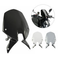 Motorcycle Front Windscreen Windshield Fly Screen Shield Wind Deflector with Mounting Bracket Holder For DUCATI Monster 937 950 Plus 2021-2022