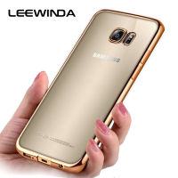 LEEWINDA สำหรับ Samsung Galaxy S6 Edge Plus S7 Edge S8หมายเหตุ5 A310 A320 A710 A720โทรศัพท์โปร่งใสนุ่มซิลิโคน TPU ฝาครอบ