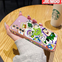 เคส JIUMOO สำหรับ Realme 6 Pro เคสพร้อมเคสโทรศัพท์กันกระแทกลายการ์ตูนมอนสเตอร์ขอบด้านข้างนิ่มแบบดั้งเดิมกรอบด้านหลังเคสป้องกันกล้อง