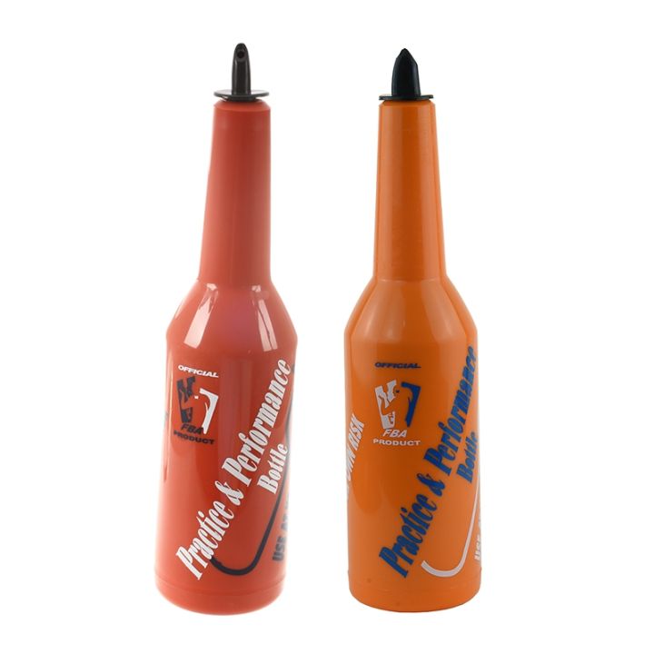 2pcs-flair-bartender-bartending-practice-bar-pub-bottle-wine-cocktail-shaker-red-amp-orange