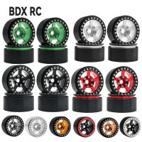 110 RC ตีนตะขาบอลูมิเนียม1.9นิ้ว Beadlock ล้อที่มีสีสัน5ซี่ริมสำหรับ TRX4 YK4102 Axial SCX10 II RGT EX86190