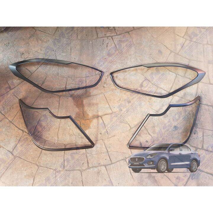 Suzuki Dzire 2019 2022 Headlight and Taillight Cover Black4ot Lazada PH