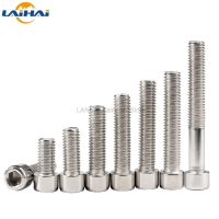 25pcs M2.5 M3 Nonstandard 304 A2 Stainless Steel Hexagon Hex Socket Cap Allen Head Screw Bolt Small Head Diameter 3.8mm 4.5mm Fasteners