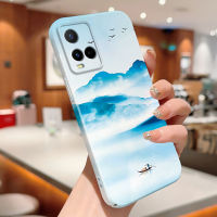 พร้อมเคสสำหรับ Vivo Y21 2021 Y21S Y33S Y21A Y21T Y33T T1X ดีไซน์เรือเล็กๆน้อยๆที่ครอบปกป้องกล้องแบบเต็มรูปแบบกรณีโทรศัพท์ฟิล์ม