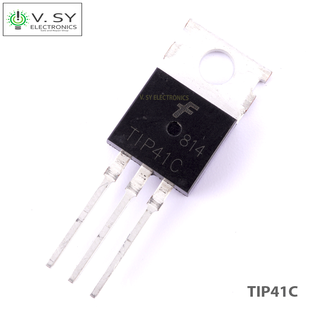 10Pcs TIP41C TIP41 NPN transistor TO-220 new and high quality AA 