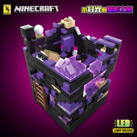 2023 Minecraft Building Blocks ชุดของเล่นเด็กปริศนาปราสาทความยากสูงประกอบ Deluxe Edition