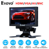 Eyoyo 5นิ้ว Mini HDMI Monitor Gaming 800*480หน้าจอ LCD รถมองหลัง Home Security Fast Response จอแสดงผลแบบพกพา Raspberry Pi