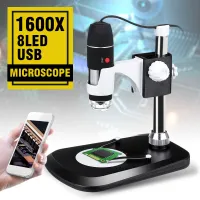 【3DAY Delivery】8 LED 1600X USB Digital Microscope Magnifier Endoscope Camera with Stand Holder