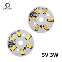 10ชิ้นความสว่างสูง5V 5730smd บอร์ดไฟ3W 31มม. แผงโคมไฟ Led สีขาวอบอุ่น/เย็นสำหรับสปอตไลท์ไฟติดเพดาน Diy