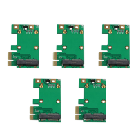 5X PCIE to Mini PCIE Adapter Card, Efficient, Lightweight and Portable Mini PCIE to USB3.0 Adapter Card