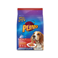 Pluto (พลูโต) รสเนื้อบาร์บีคิว อาหารสำหรับสุนัขสายพันธุ์ใหญ่ อายุ 1 ปีขึ้นไป ขนาด 1.5 KG