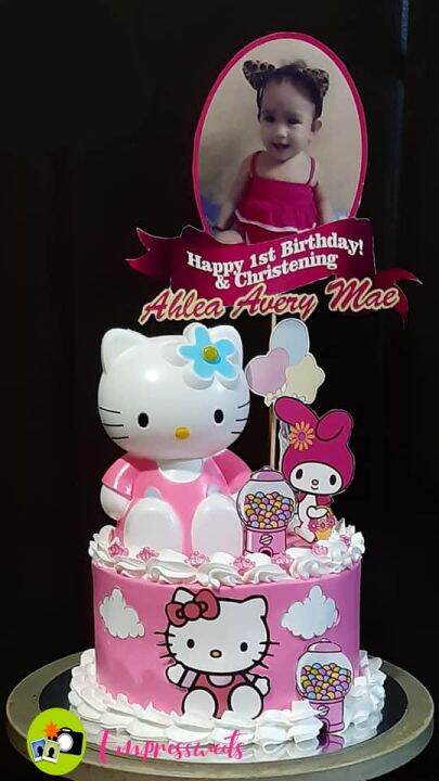 Cake Topper (Hello-Kitty) Theme Customized | Lazada PH