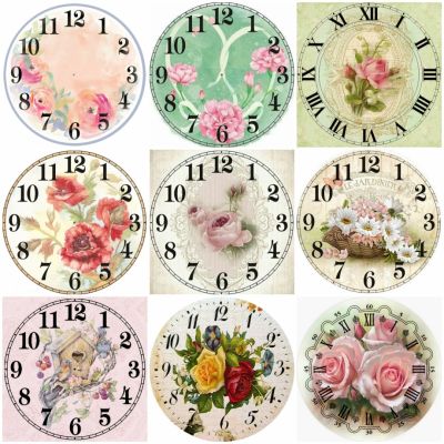 Cross Stitch With Watch Mechanism Diamond Painting Round Clock Background Mosaic Embroidery Full Drill Home Decor Handcraft Gift