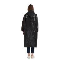 Raincoat man woman outdoor hiking excursion tourism black color rain coats