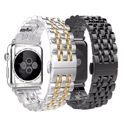Strap for Apple Watch band 44 mm 40mm 42mm 38mm smartwatch stainless steel Metal bracelet iwatch series 4 3 6 se 7 45mm 41mm Straps