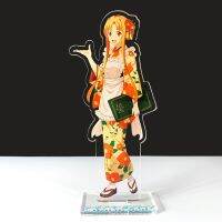 【Online】 Toy Shoy &amp; Stationers ของเล่นแบบยืนอนิเมะ Asuna Kirito รูปปั้นตกแต่งยืนคอสเพลย์สะสมตุ๊กตาขยับแขนขาได้ศิลปะออนไลน์