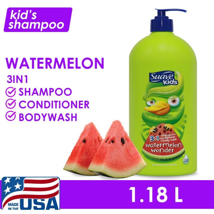 Watermelon Wonder 3-in-1 Shampoo, Conditioner, Body Wash