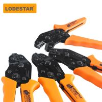 LODESTAR เทอร์มินัลคีมยำหัวการปรับตัวเองขั้วชนิดท่อคีมยำหัวคีมตัดแม่นยำชนิดสี่เหลี่ยม