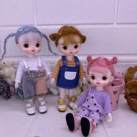 18 Mini BJD Dolls Cute Makeup Movable Joints Bebe Reborn Fashion Suit Princess Clothes Accessories 17CM Doll for Girl DIY Toy