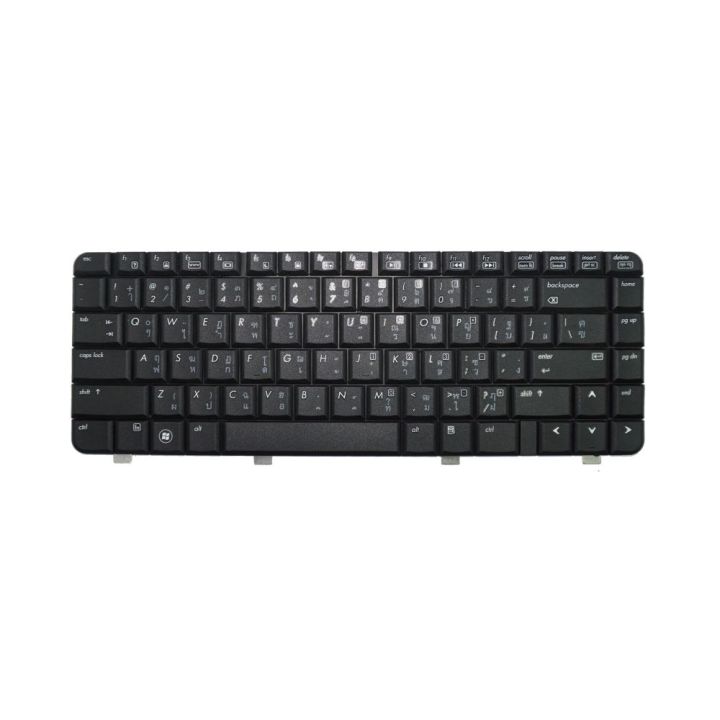 คีย์บอร์ด-เอชพี-hp-keyboard-ภาษาไทย-สีดำ-สำหรับรุ่น-cq40-cq41-cq45-dv4-1000-dv4-1100-dv4-1200-dv4t-dv4z